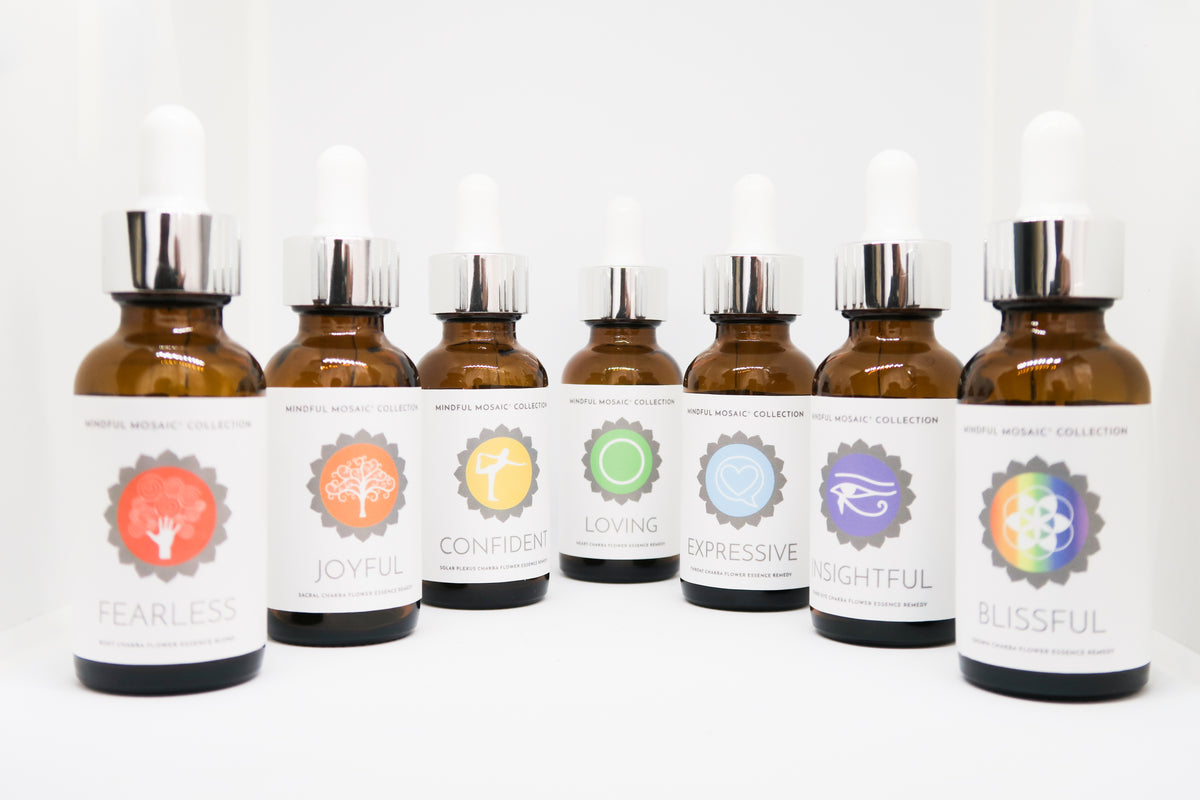 7 Chakras Flower Essence Set Mindful Mosaic® Collection by Mindful Health